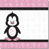 Penguin Pink Baby Shower Theme