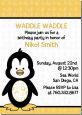 Penguin - Birthday Party Invitations thumbnail