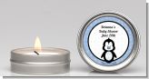 Penguin Blue - Baby Shower Candle Favors