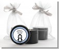 Penguin Blue - Baby Shower Black Candle Tin Favors thumbnail