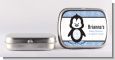 Penguin Blue - Personalized Baby Shower Mint Tins thumbnail