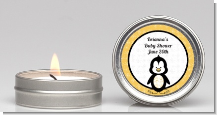 Penguin - Baby Shower Candle Favors