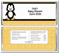 Penguin - Personalized Baby Shower Candy Bar Wrappers