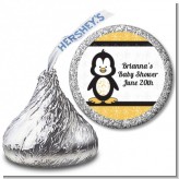 Penguin - Hershey Kiss Baby Shower Sticker Labels