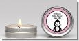 Penguin Pink - Baby Shower Candle Favors thumbnail
