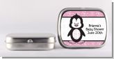 Penguin Pink - Personalized Baby Shower Mint Tins