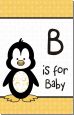 Penguin - Personalized Baby Shower Nursery Wall Art thumbnail