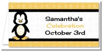 Penguin - Personalized Baby Shower Place Cards