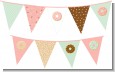 Donut Party - Birthday Party Themed Pennant Set thumbnail