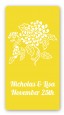 Peony - Custom Rectangle Bridal Shower Sticker/Labels thumbnail