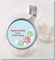 Peppermint Candy - Personalized Christmas Candy Jar