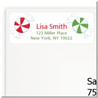 Peppermint Candy - Christmas Return Address Labels