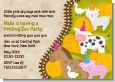 Petting Zoo - Birthday Party Invitations thumbnail