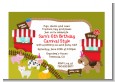 Petting Zoo Carnival - Birthday Party Petite Invitations thumbnail