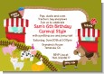 Petting Zoo Carnival - Birthday Party Invitations thumbnail