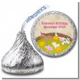Petting Zoo - Hershey Kiss Birthday Party Sticker Labels thumbnail