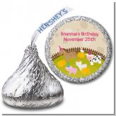 Petting Zoo - Hershey Kiss Birthday Party Sticker Labels