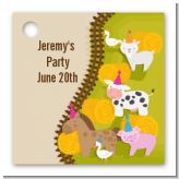 Petting Zoo - Personalized Birthday Party Card Stock Favor Tags