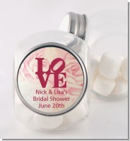 Philadelphia LOVE - Personalized Bridal Shower Candy Jar