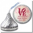Philadelphia LOVE - Hershey Kiss Bridal Shower Sticker Labels thumbnail