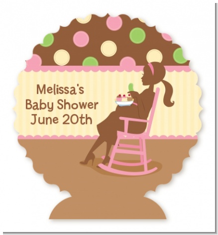Pickles & Ice Cream - Personalized Baby Shower Centerpiece Stand