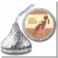Pickles & Ice Cream - Hershey Kiss Baby Shower Sticker Labels thumbnail