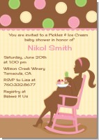 Pickles & Ice Cream - Baby Shower Invitations