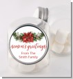 Pinecone Wreath - Personalized Christmas Candy Jar thumbnail