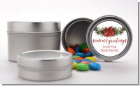 Pinecone Wreath - Custom Christmas Favor Tins