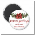 Pinecone Wreath - Personalized Christmas Magnet Favors thumbnail