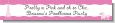 Pink Poodle in Paris - Personalized Baby Shower Banners thumbnail
