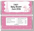 Pink Poodle in Paris - Personalized Baby Shower Candy Bar Wrappers thumbnail