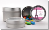 Pink Poodle in Paris - Custom Birthday Party Favor Tins