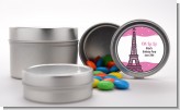 Pink Poodle in Paris - Custom Baby Shower Favor Tins