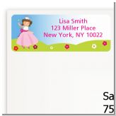 Princess Rolling Hills - Birthday Party Return Address Labels