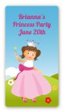 Princess Rolling Hills - Custom Rectangle Birthday Party Sticker/Labels