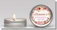 Pink Watercolor Flowers - Baby Shower Candle Favors thumbnail
