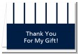 PINSTRIPES - Bar / Bat Mitzvah Thank You Cards thumbnail