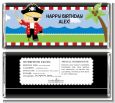 Pirate - Personalized Birthday Party Candy Bar Wrappers thumbnail