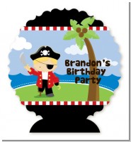 Pirate - Personalized Birthday Party Centerpiece Stand