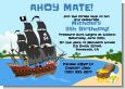 Pirate Ship - Birthday Party Invitations thumbnail
