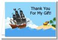 Pirate Ship - Birthday Party Thank You Cards thumbnail
