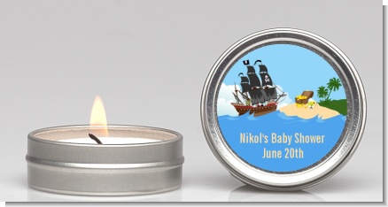 Pirate Ship - Baby Shower Candle Favors