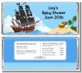 Pirate Ship - Personalized Baby Shower Candy Bar Wrappers thumbnail