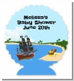 Pirate Ship - Personalized Baby Shower Centerpiece Stand thumbnail