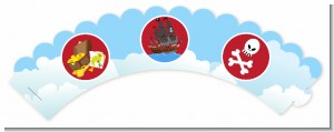 Pirate Ship - Baby Shower Cupcake Wrappers