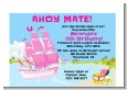 Pirate Ship Girl - Birthday Party Petite Invitations thumbnail