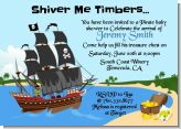 Pirate Ship - Baby Shower Invitations