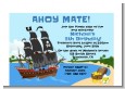 Pirate Ship - Baby Shower Petite Invitations thumbnail