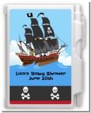 Pirate Ship - Baby Shower Personalized Notebook Favor